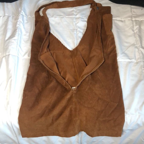 COPY - Brown corduroy overall dress size XL - Picture 2 of 3